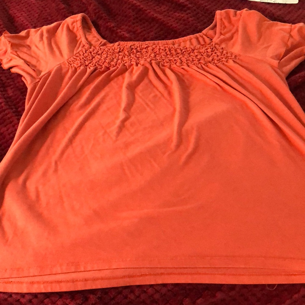 Coral top Just My Size (JMS) 2x
